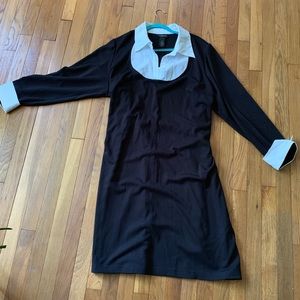 Black and White Plus Size Dress